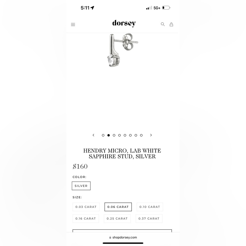 Dorsey hendry Sapphire Stud Earrings